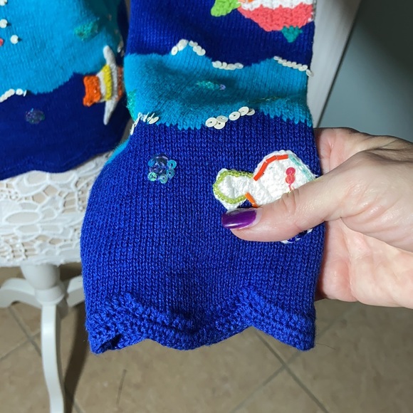 Vtg Design Options by Philip & Jane Gordon cardigan - Picture 9 of 16